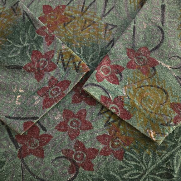 Vintage SWAT Floral Long Sleeve Top size Small Made in USA - Picture 5 of 7